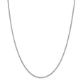 thumbnail image 1 of Sterling Silver Rhodium-plated 1.7mm Sparkle-Cut Rope Chain Necklace - 5.6 Grams - 24 Inch, 1 of 2