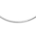 thumbnail image 1 of Sterling Silver Rhodium-plated 3.25mm With 2in. Ext Cubetto Chain Necklace - 14.3 Grams - 16 Inch, 1 of 1