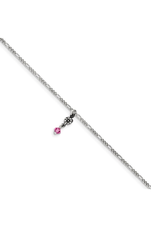 Sterling Silver Rhodium-plated 3-Bar Cuff Bangle Q-QB1310