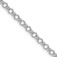 thumbnail image 1 of Sterling Silver Rhodium-plated 4mm Rolo Chain, 1 of 4