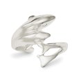 thumbnail image 1 of Sterling Silver Rhodium-plated 6mm Bevel Edge Size 8.5 Band Q-QBEC060RH-8.5, 1 of 3
