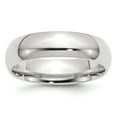 thumbnail image 1 of Sterling Silver Rhodium-plated 6mm Comfort Fit Band - Size 10.5, 1 of 2