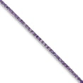 thumbnail image 1 of Sterling Silver Rhodium-plated Amethyst Bracelet, 1 of 1