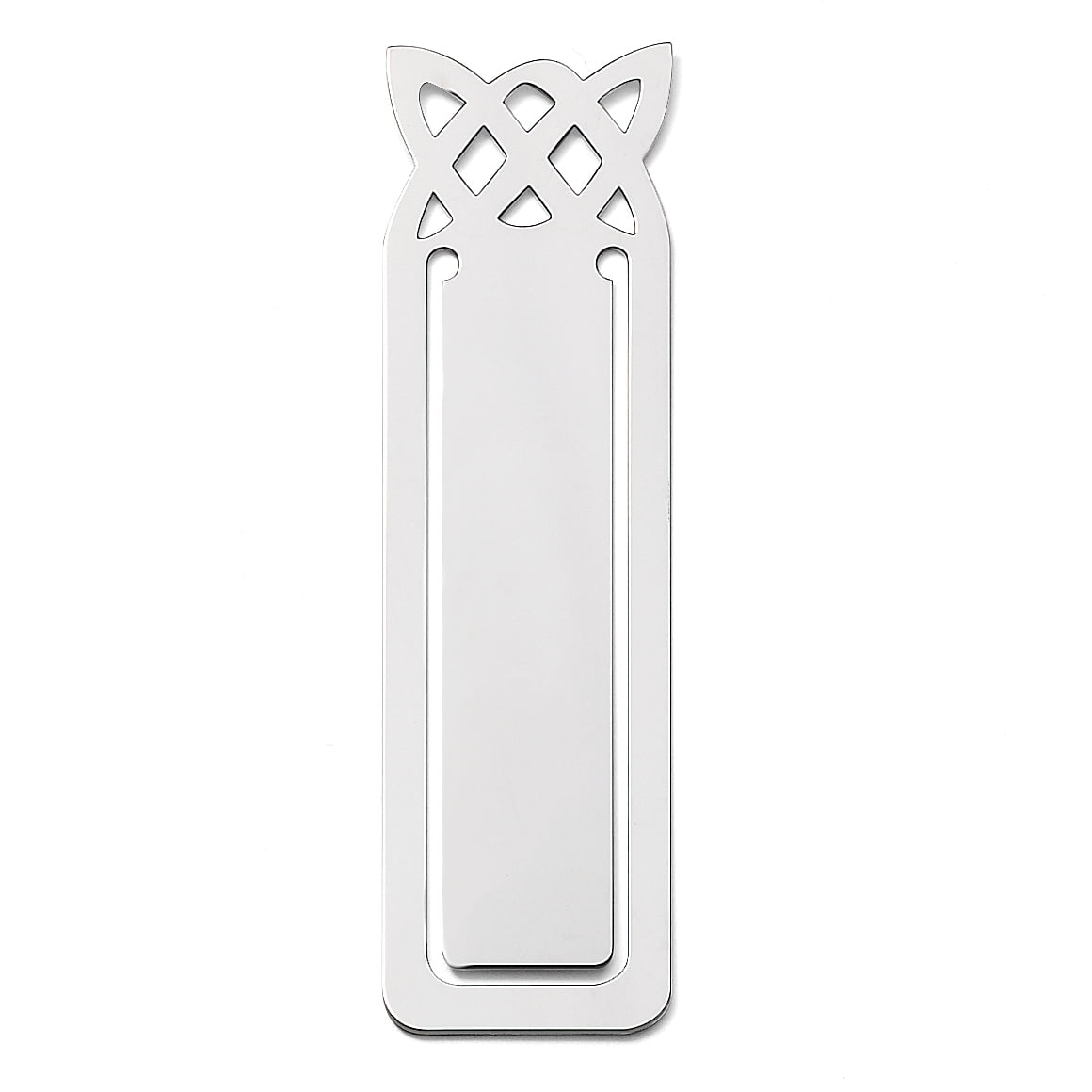 Sterling Silver Rhodium-plated Blank Version book mark QQ369B