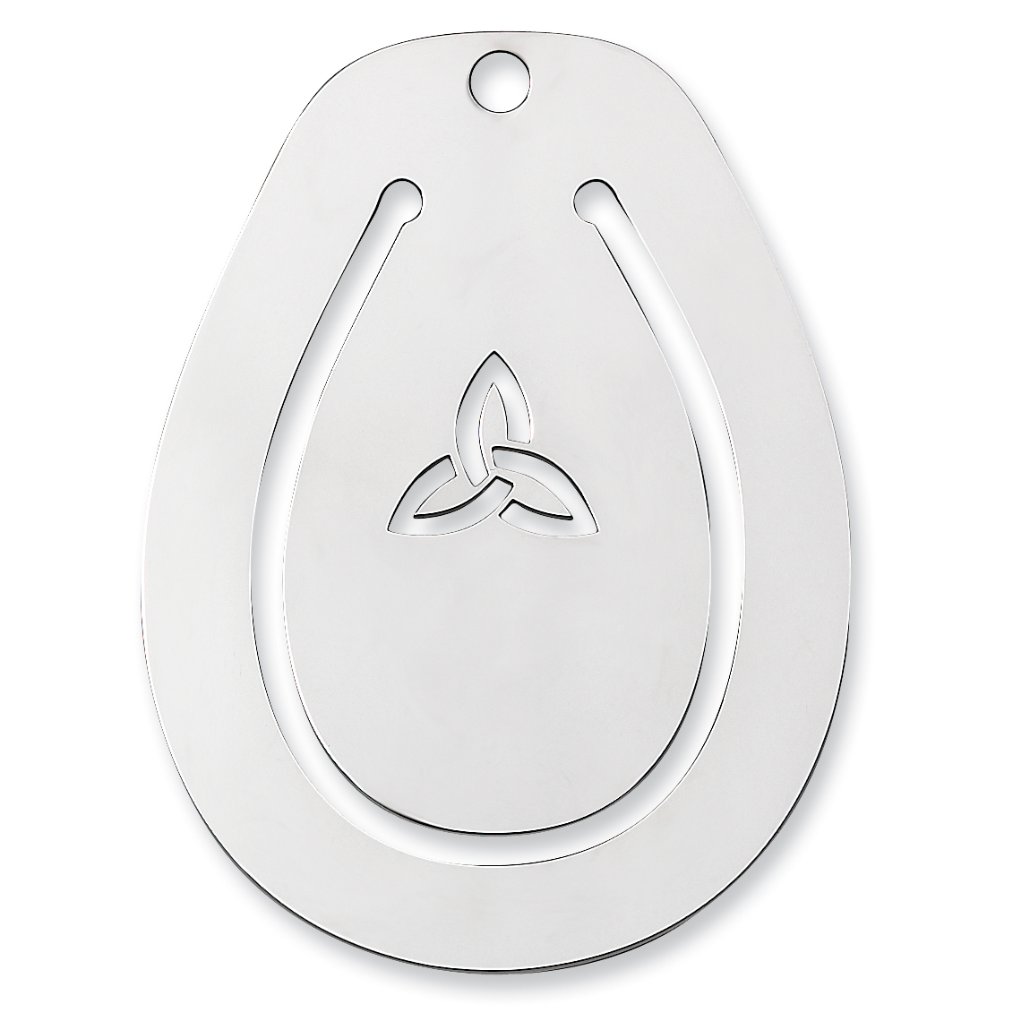 Sterling Silver Rhodium-plated Blank Version book mark QQ373B