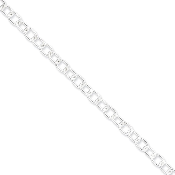 Sterling Silver Rhodium-plated CZ Filigree Chain Slide QP5384