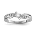 thumbnail image 1 of Sterling Silver Rhodium-plated CZ Ring QR6635, 1 of 5