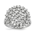 thumbnail image 1 of Sterling Silver Rhodium-plated CZ Ring, 1 of 5
