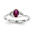 thumbnail image 1 of Sterling Silver Rhodium-plated Created Ruby Ring, 1 of 1