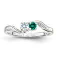 thumbnail image 1 of Sterling Silver Rhodium-plated Family Jewelry Mounting QXMR86/2SSM-6, 1 of 5
