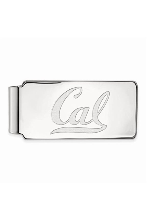Sterling Silver LogoArt Official Licensed Collegiate University of California (UC) Berkeley Money Clip