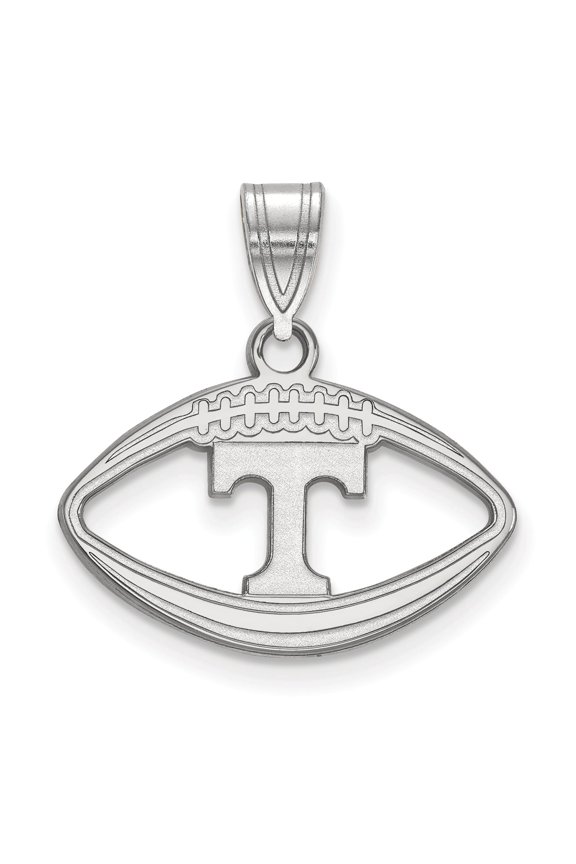 Women's Tennessee Volunteers Sterling Silver Logo Football Pendant