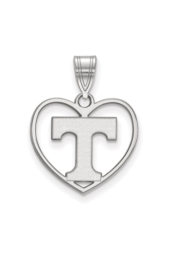 Women's Tennessee Volunteers Sterling Silver Logo Heart Pendant