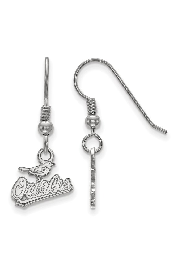 Women's Baltimore Orioles Sterling Silver Extra-Small Dangle Earrings