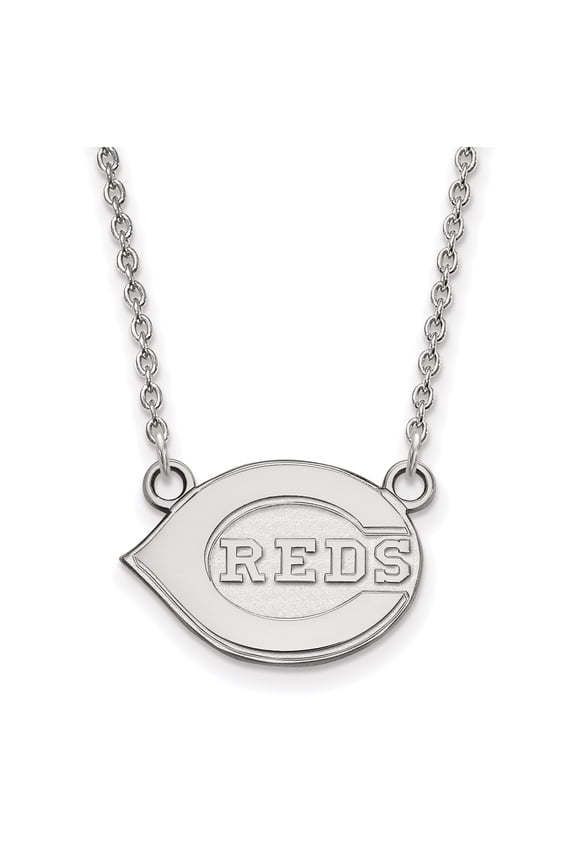 Women's Cincinnati Reds Small Logo Sterling Silver Pendant Necklace