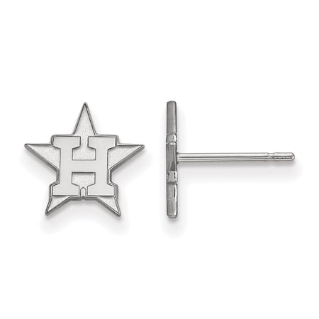 Women's Houston Astros Sterling Silver XS Post Earrings
