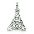 thumbnail image 1 of Sterling Silver Rhodium-plated Polished Trinity Knot Pendant QP4894, 1 of 4