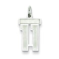 thumbnail image 1 of Sterling Silver/Rhodium-plated Satin Number 11 Charm QPS11, 1 of 3