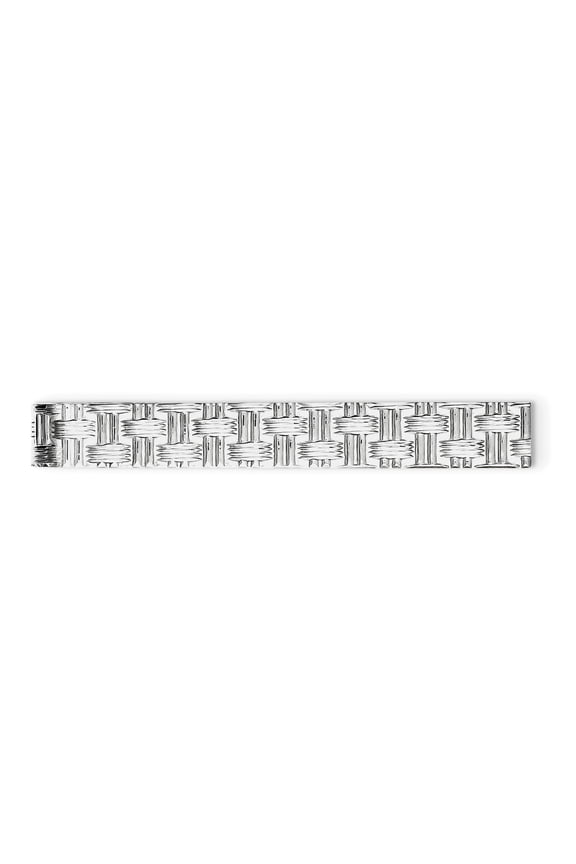 Sterling Silver Rhodium-plated Tie Bar