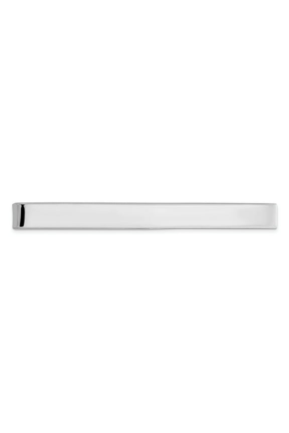 Sterling Silver Rhodium-plated Tie Bar