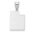 thumbnail image 1 of Sterling Silver/Rhodium-plated Utah State Pendant, 1 of 4