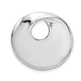 thumbnail image 1 of Sterling Silver Rhodium-platedCircle Slide, 1 of 2