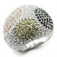 thumbnail image 1 of Sterling Silver Ring AAA GRD CZ Jet 7X252 for Women Style High, 1 of 1