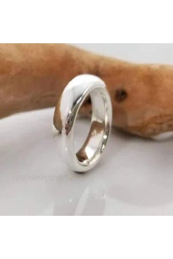 Sterling Silver Ring Handmade Artisan Band - Durable 925 Silver Jewelry Statement for Men & Women Unisex
