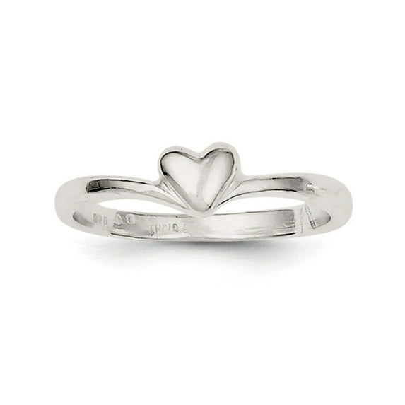 925 Sterling Silver Solid Polished Ring Size 6 - 2.0 Grams - Ring for Women