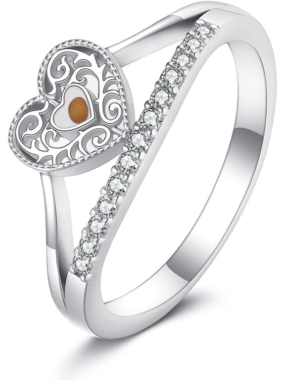 Sterling Silver Ring for Women Adjustable Open Ring Animal/Mustard Seed/Evil Eyes Rings Jewelry Gifts for Women
