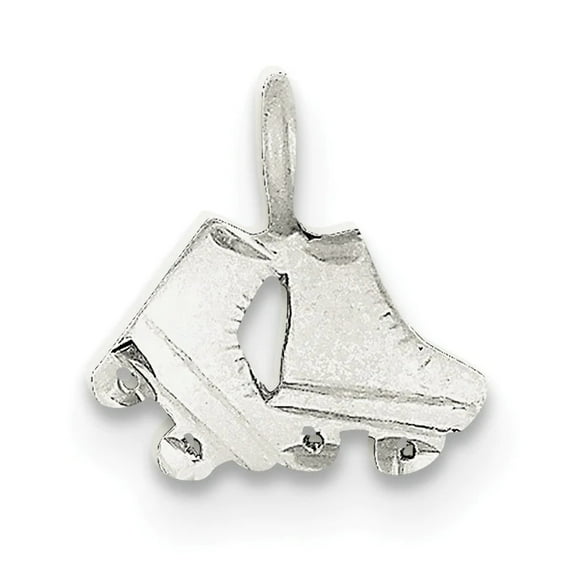 Sterling Silver Roller Skates Pendant QC5117
