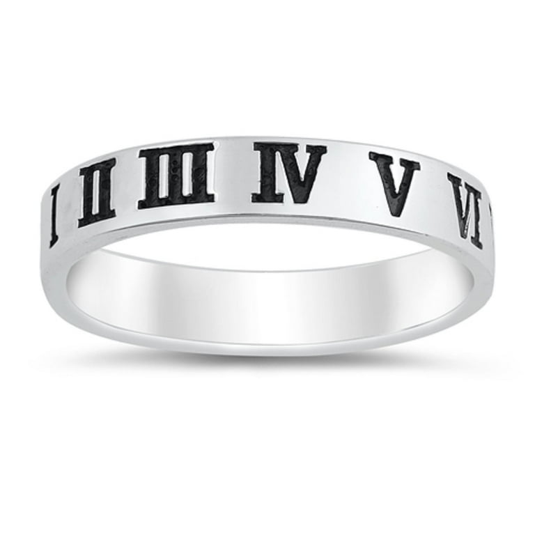 Roman shop numeral band
