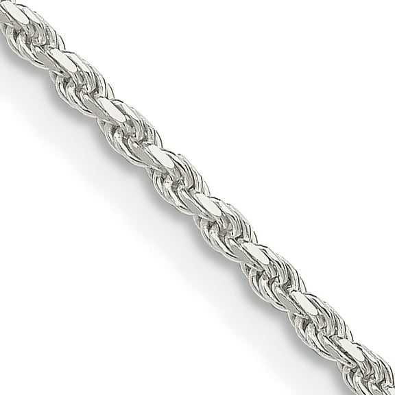 Sterling Silver Rope Chain 24"