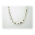 thumbnail image 1 of Sterling Silver Rope Chain Necklace Polished Solid 4.8 mm 18", 1 of 7