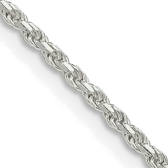 Sterling Silver Rope Link Bracelet 7"