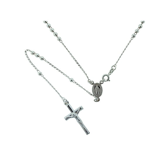 Sterling Silver Rosary Chain, 20"