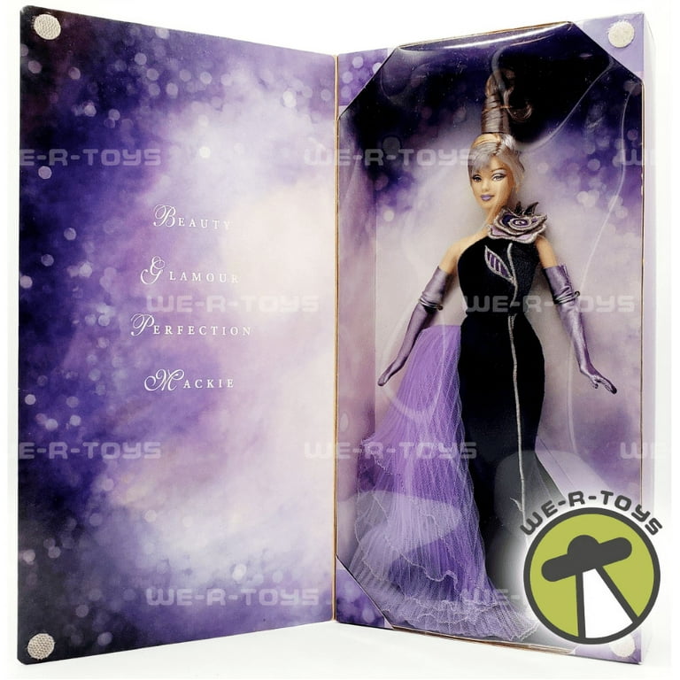 Barbie Sterling Silver Rose Doll, Lavender Gown, Bob Mackie Avon