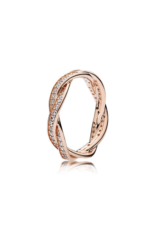 Womens Ring Geometric Design Korean Fashion Jewelry Electroplated Finish Travel Souvenir Rose Gold and Sterling Silver Wheel of Fortune Ring