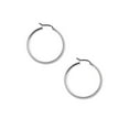 thumbnail image 1 of Sterling Silver Round Circle Hoop Earrings 25mm 1", 1 of 2