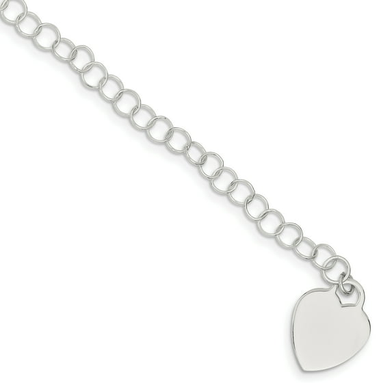 Sterling Silver Round Link Bracelet