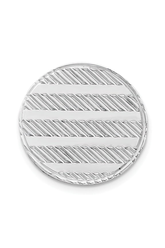 Sterling Silver Round Tie Tac