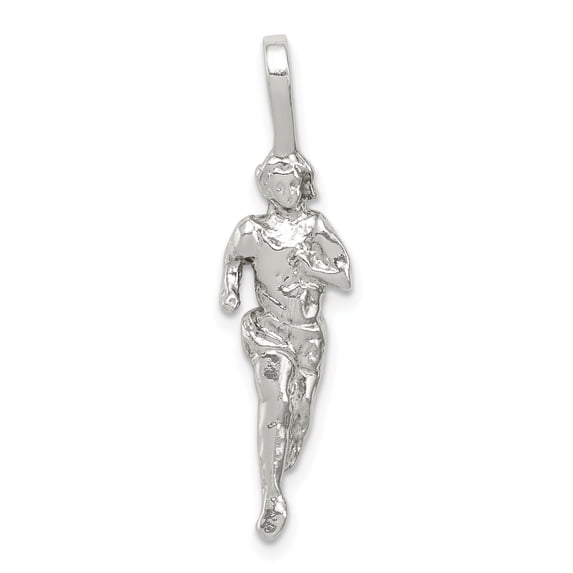 Sterling Silver Runner Pendant