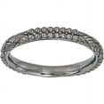 thumbnail image 1 of Sterling Silver Ruthenium-Plated Patterned Ring, 1 of 8