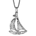 thumbnail image 1 of Sterling Silver Sailboat Pendant, 7/8 inch, 1 of 1