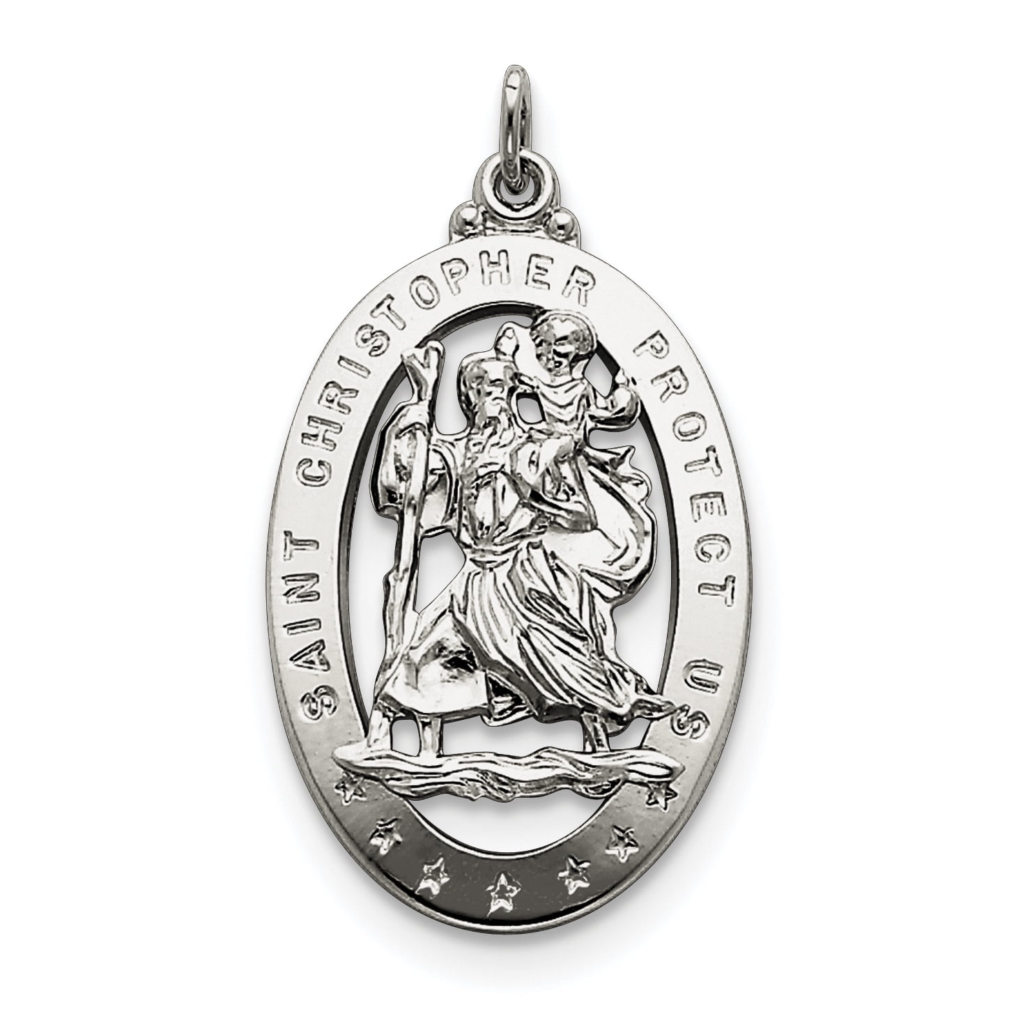 Christopher - St. Christopher Medal - Sterling Silver