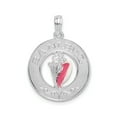 thumbnail image 1 of Sterling Silver Sanibel Pendant with Pink Enamel Conch Shell, Coastal Beach Charm for Women, Tropical Nautical Travel Jewelry, Ocean Island Keepsake Accessory, 1 of 6