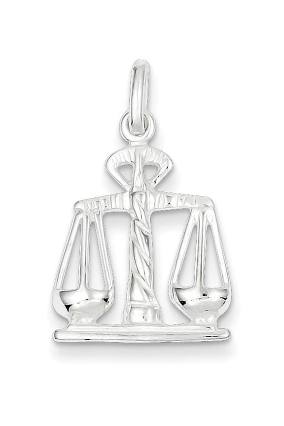 Sterling Silver Scales of Justice Charm