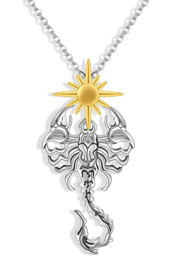 Sterling Silver Scorpion Necklace For Women Cute Scorpion Jewelry Presents With Box
