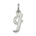 thumbnail image 1 of Sterling Silver Script Letter I Initial Charm Pendant, 1 of 1