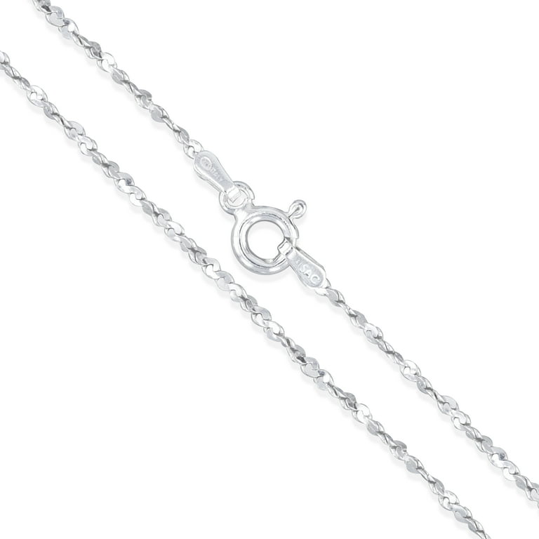 Sterling silver serpentine deals chain